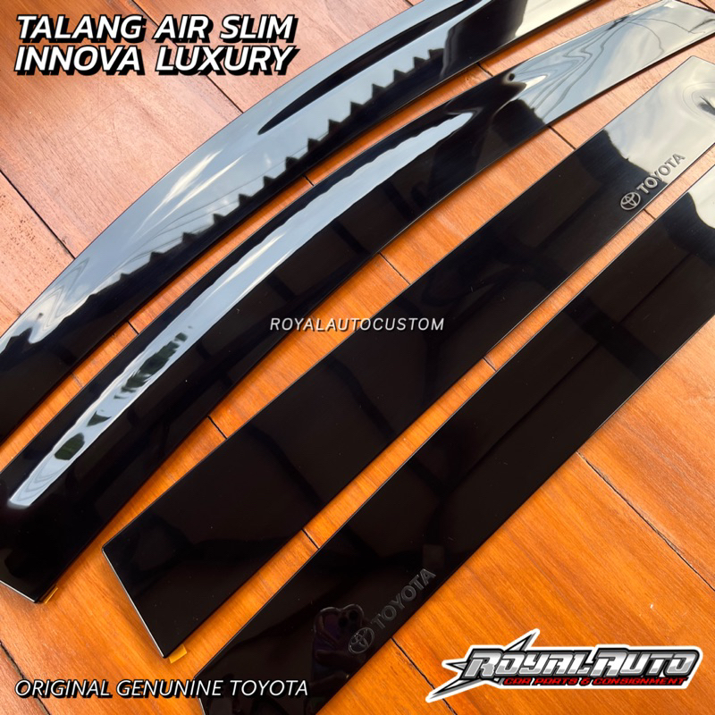 Jual Talang Air Slim Side Visor Grand Kijang Innova Luxury Original