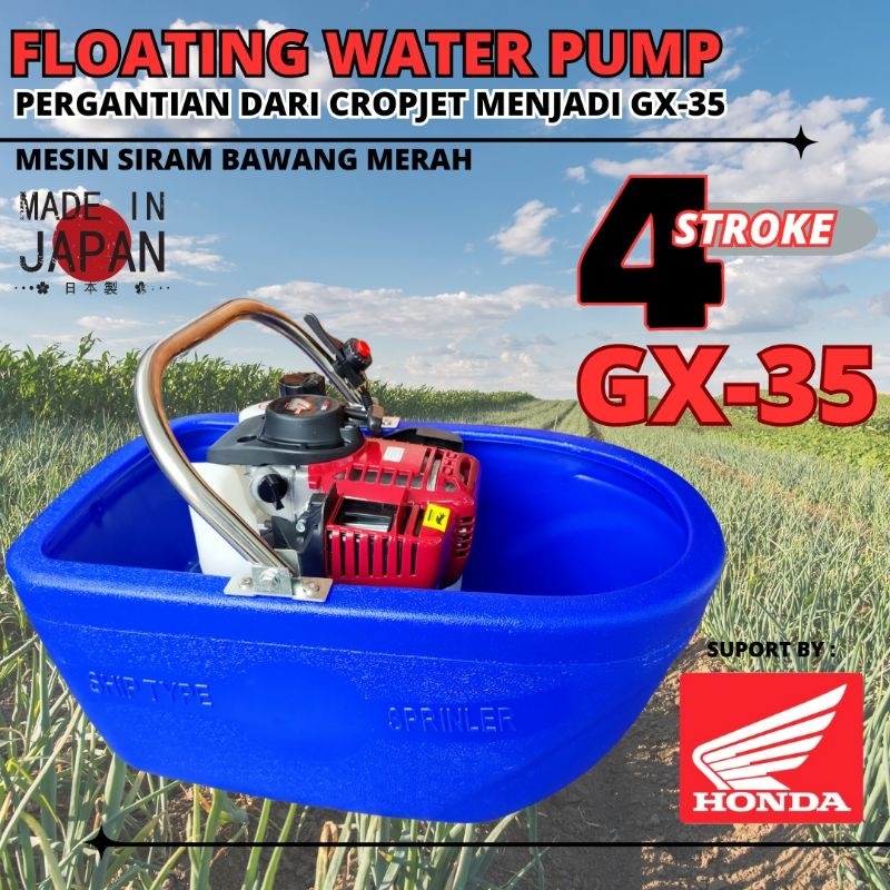 Jual Mesin Siram 4 Tak Pompa Apung Irigasi 4 Tak Floating Water