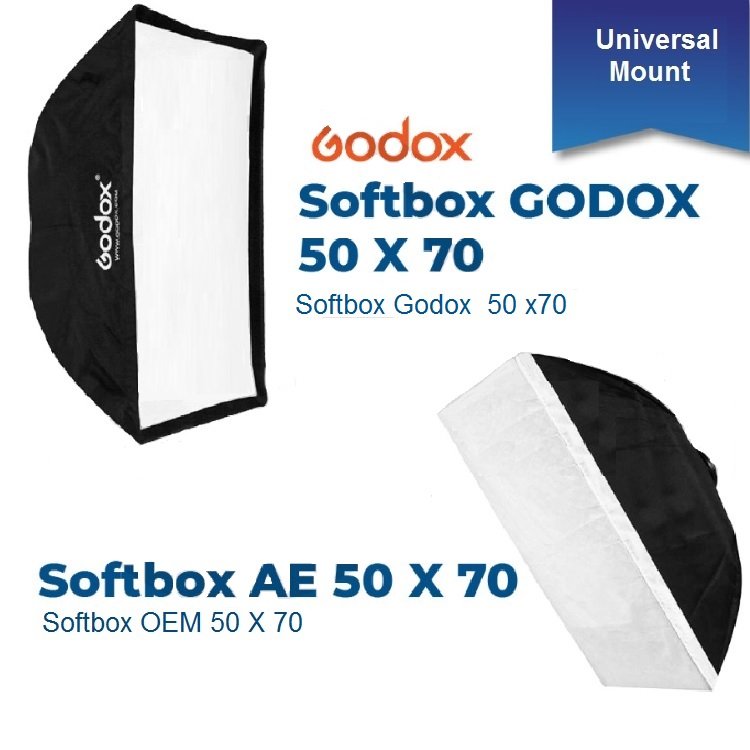 Jual GODOX Softbox Studio 50x70 Cm Universal Mount Lampu Studio