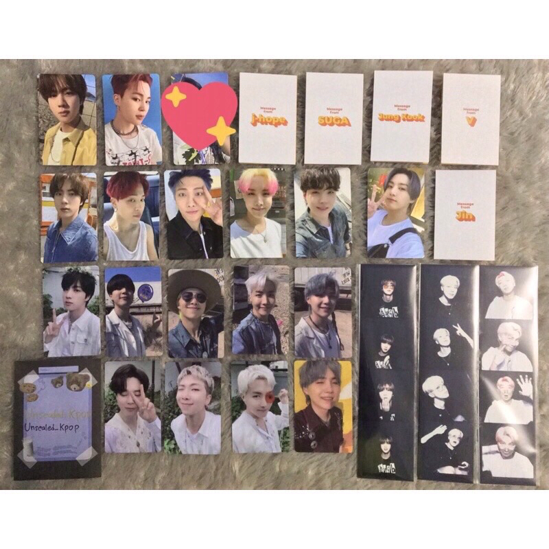 Jual BTS Butter Lucky Draw LD PC Photocard PWS M2U SW Soundwave Seokjin