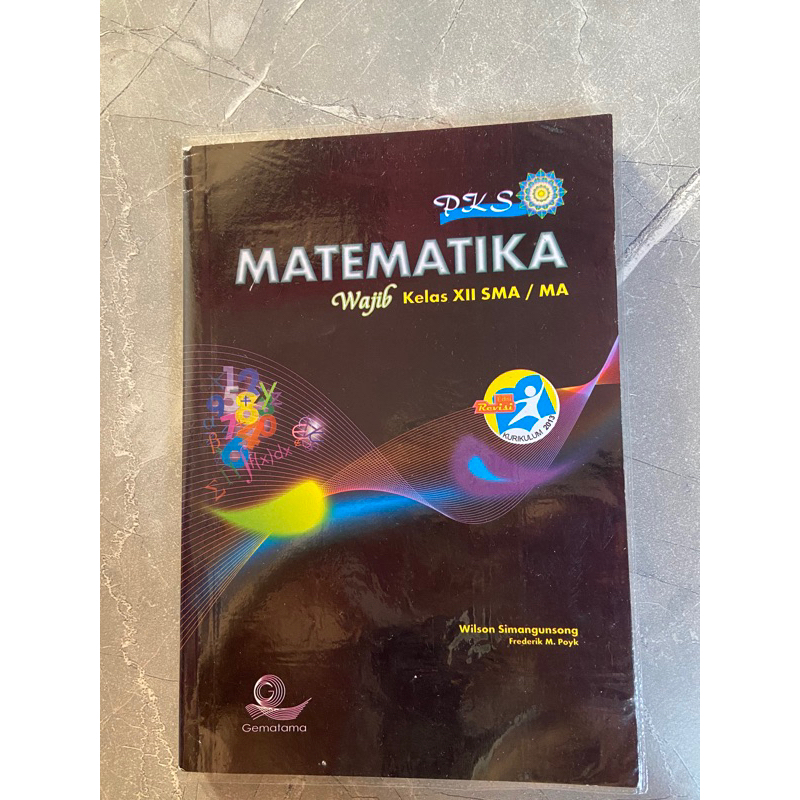 Jual Matematika Wajib Kelas Xii Sma Ma Pks New Shopee Indonesia