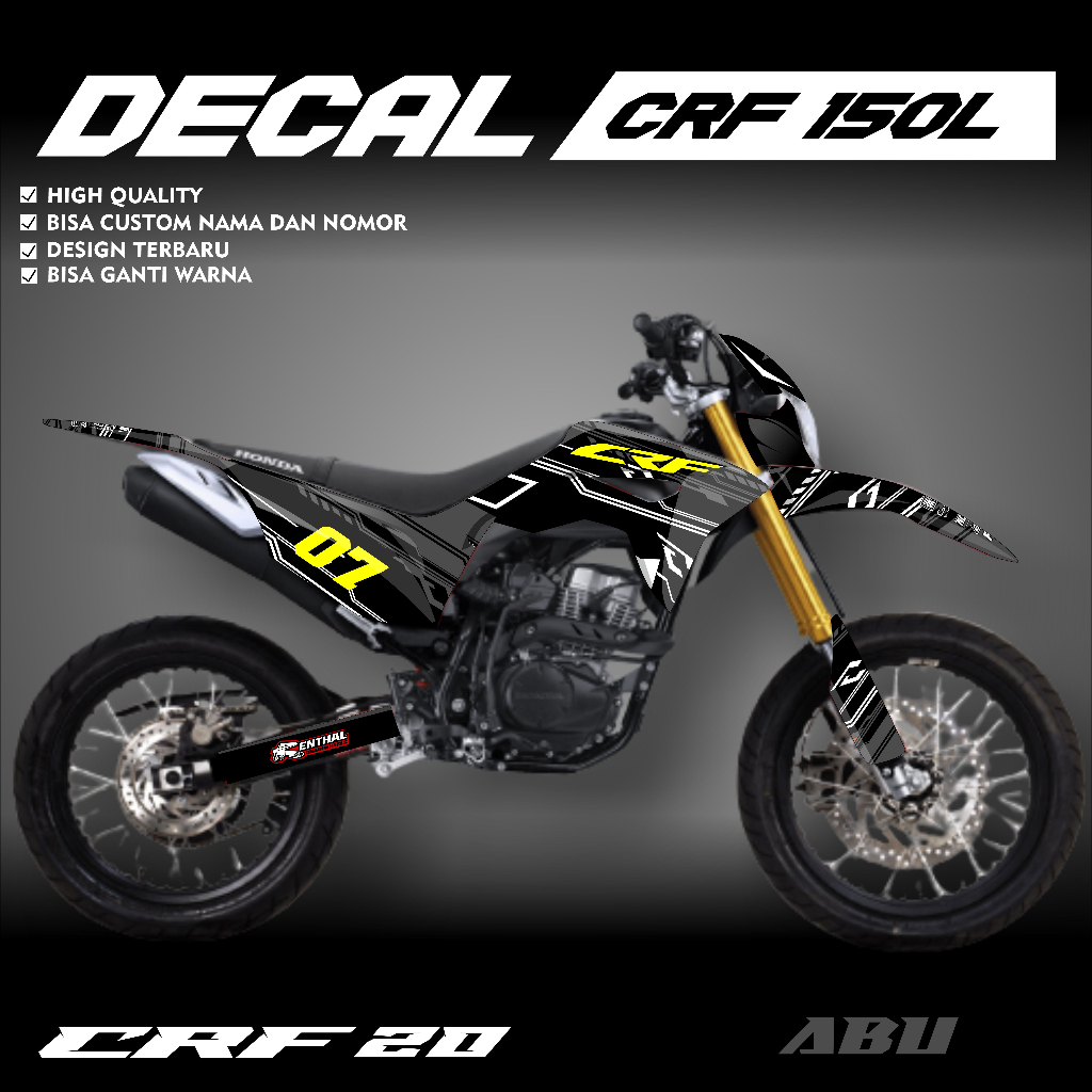 Jual DECAL STICKER CRF CUSTOM REQUEST Striping Sticker CRF Full Body