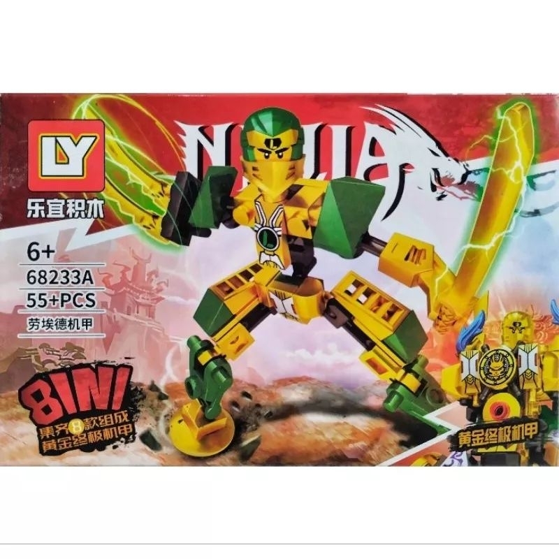 Jual Mainan Balok Bricks Robot Ninjago Ninja Dragon Lengkap