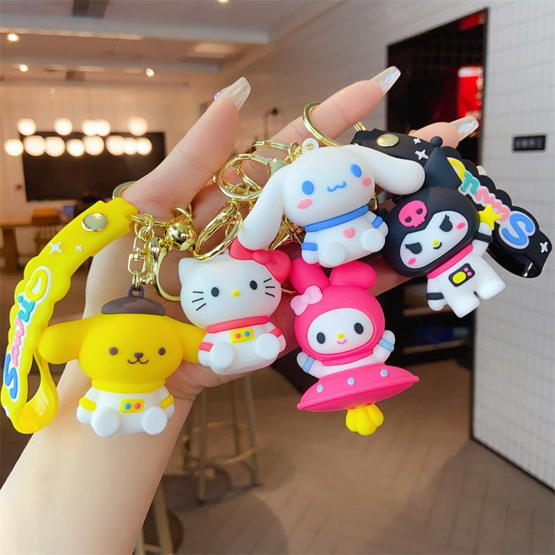 Jual TANPA STRAP TALI GANTUNGAN KUNCI KARAKTER SANRIO SPACE