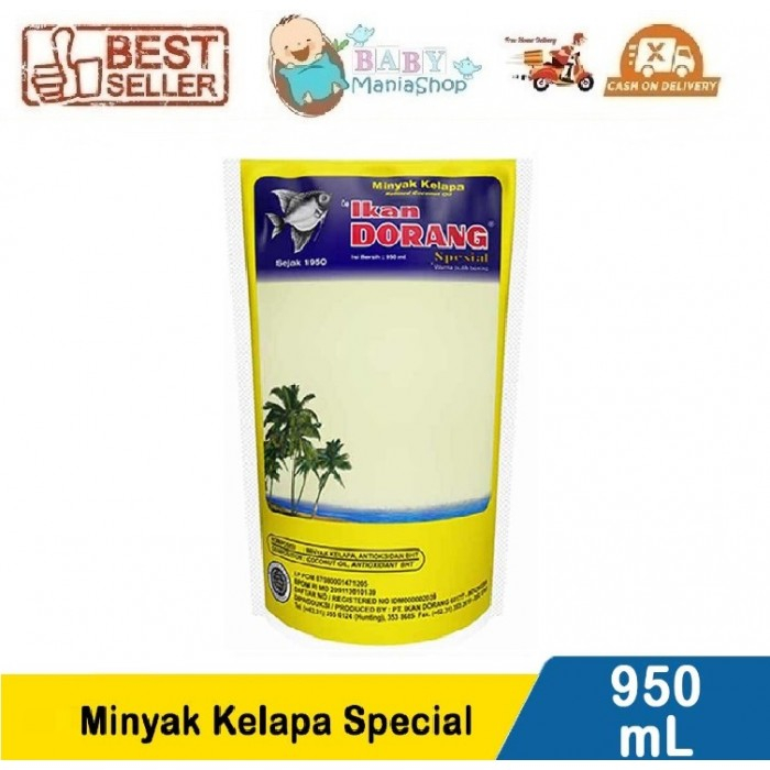 Jual Minyak Goreng Kelapa Coconut Oil Cap Ikan Dorang Special Ml