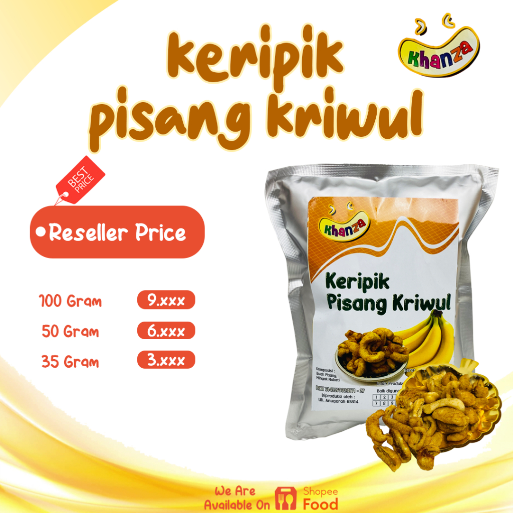 Jual Keripik Buah Gram Apel Salak Nangka Mix Fruit Khanza Camilan