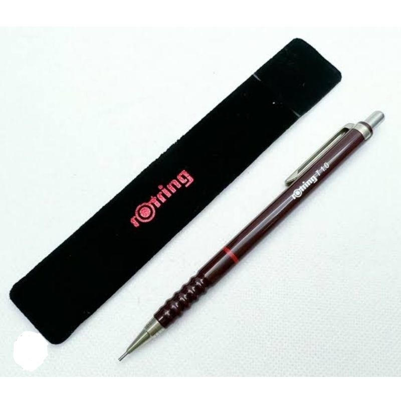 Jual Rotring Tikky Burgundy Mechanical Pencil Non Grip Pensil Mekanik