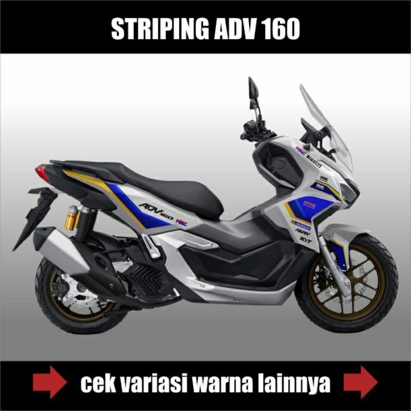 Jual Striping Honda Adv New Livery Hrc Racing Stiker Motor Adv