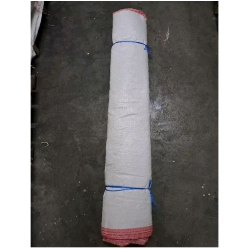 Jual Karung BAGOR Roll Putih Strip Plastik Packing 120 Cm X 85 Meter