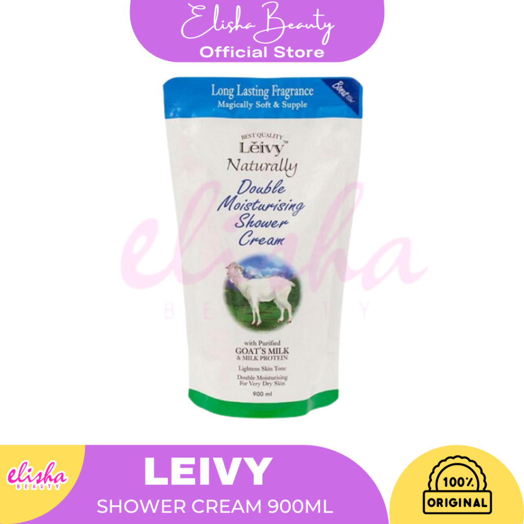 Jual Leivy Naturally Double Moist Shower Cream Sabun Mandi Reffil Ml