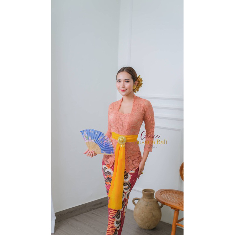 Jual Kebaya Bali Sofia Brokat Lengan Panjang Kebaya Saja Shopee