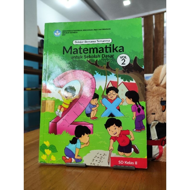 Jual Buku Matematika SD Kelas 2 Vol 1 2 Kurikulum Merdeka Kemendikbud