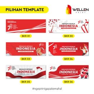 Jual Wellen Print Cetak Banner Kemerdekaan Agustus Custom Print