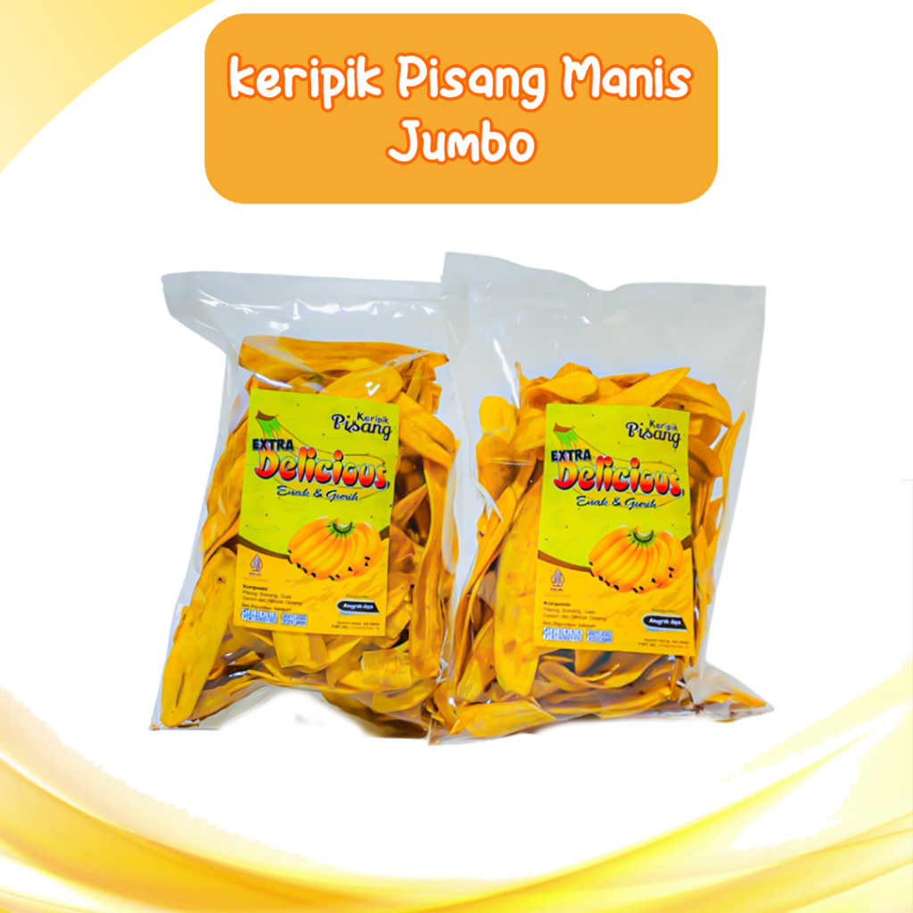 Jual Keripik Pisang Manis 350 Gr Khas Kota Wisata Batu Shopee Indonesia