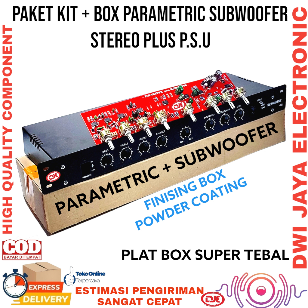 Jual Paket Kit Box Parametric SUBWOOFER STEREO Shopee Indonesia