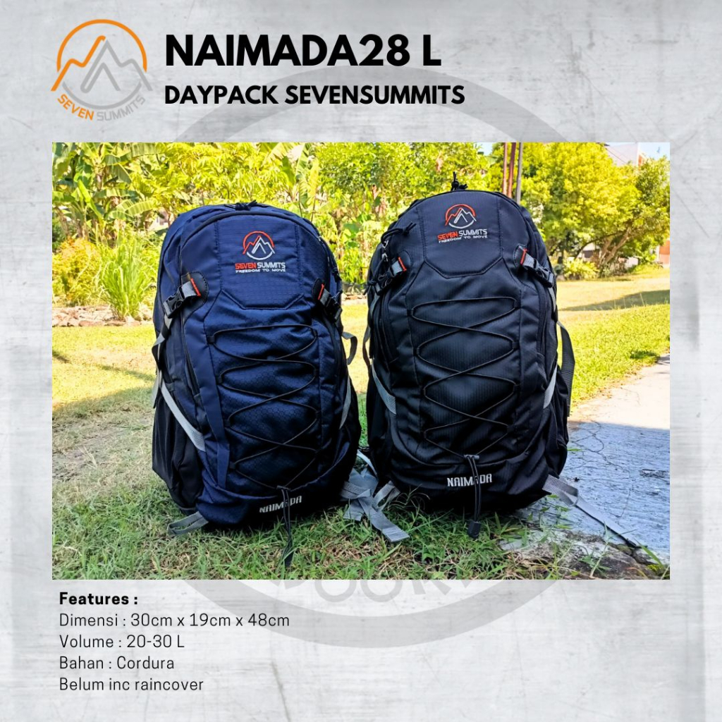 Jual Tas Punggung Daypack Pria Dan Wanita Seven Summits Baluka L Slot