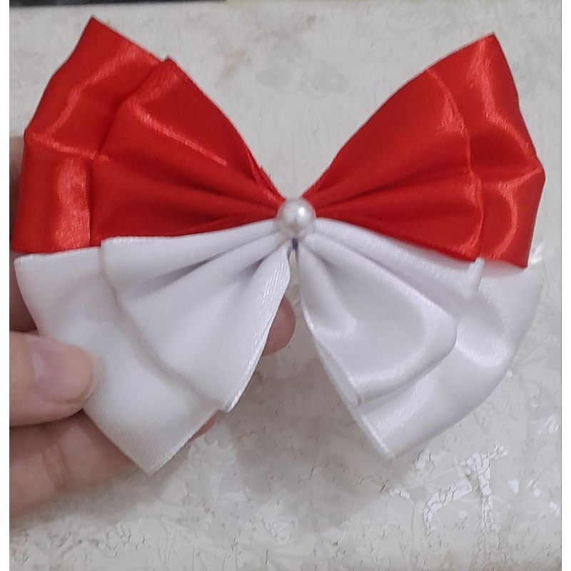 Jual Pita Satin Merah Putih Agustus Kemerdekaan Hiasan Pita Shopee