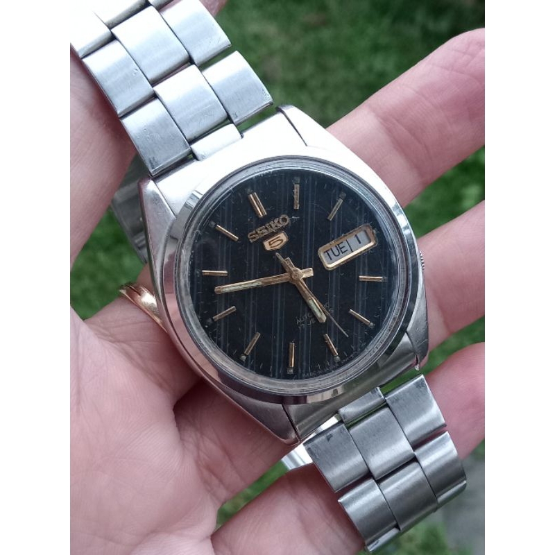 Jual Vintage Rare Seiko Automatic Cal 7009 821J Tekstur Dial Shopee