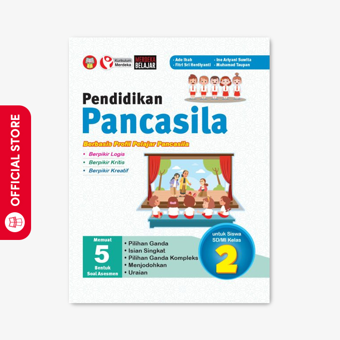 Jual Yrama Widya Buku Pendidikan Pancasila SD MI Kelas 2 Buku Paket