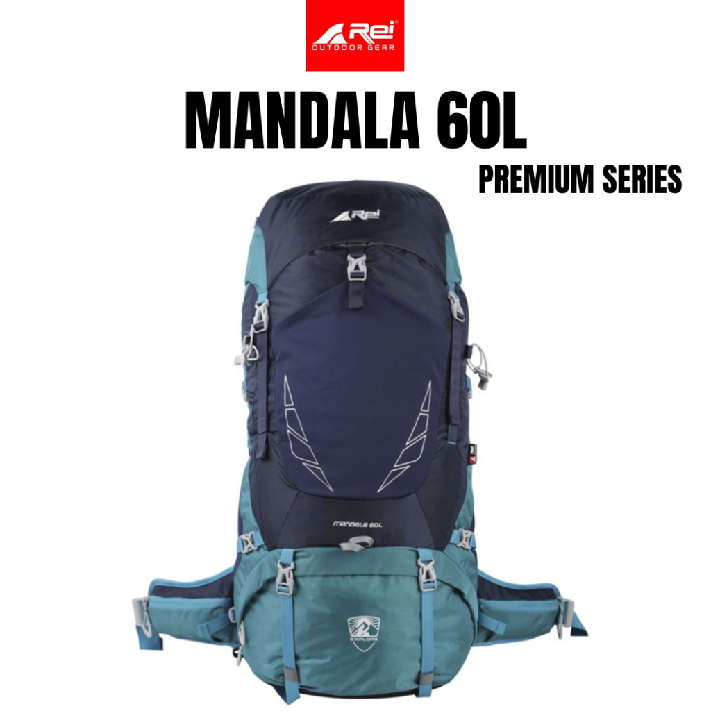 Jual Rei Tas Carrier Premium Mandala 60 Liter Arei Outdoorgear Tas