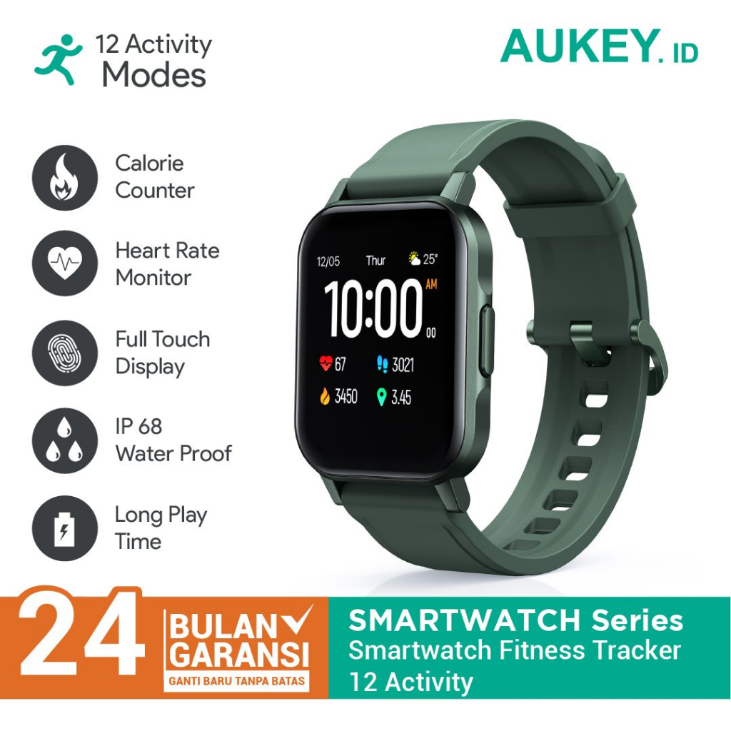 Jual Smartwatch Aukey Fitnes Tracker 12 Activity Shopee Indonesia