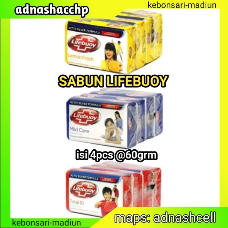 Jual Lifebuoy Sabun Batang Gr Isi Pcs Shopee Indonesia