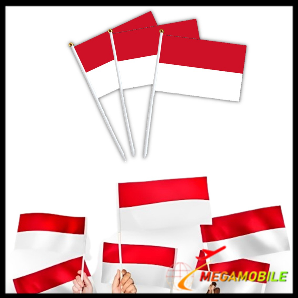 Jual MM Bendera Kain Merah Putih Kecil Indonesia Pawai 17 Agustusan