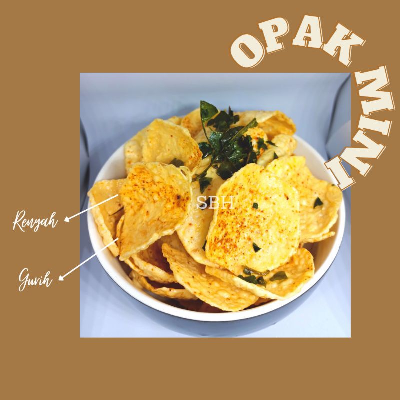 Jual SBH Opak Mini Opak Singkong Cemilan Makanan Ringan Shopee Indonesia