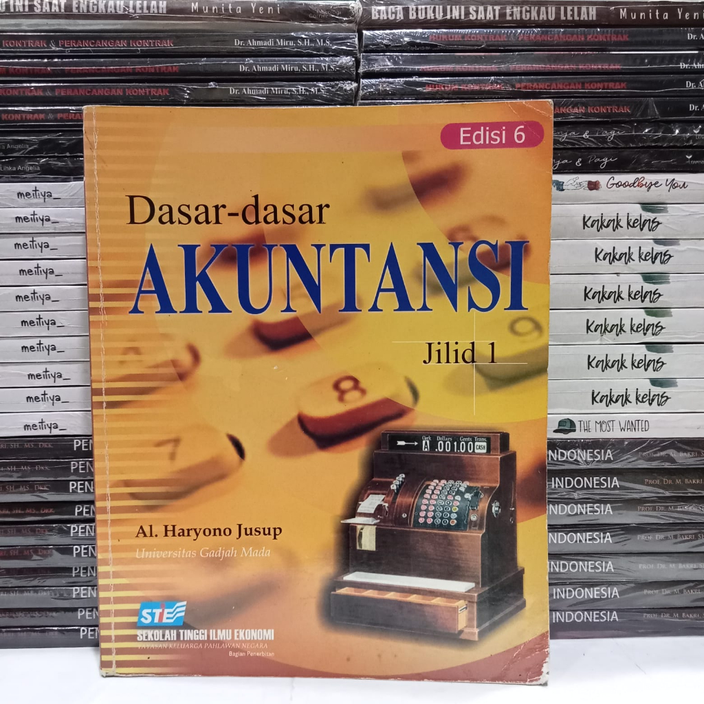 Jual Buku Dasar Dasar Akuntansi Jilid 1 Edisi 6 Al Haryono Jusup