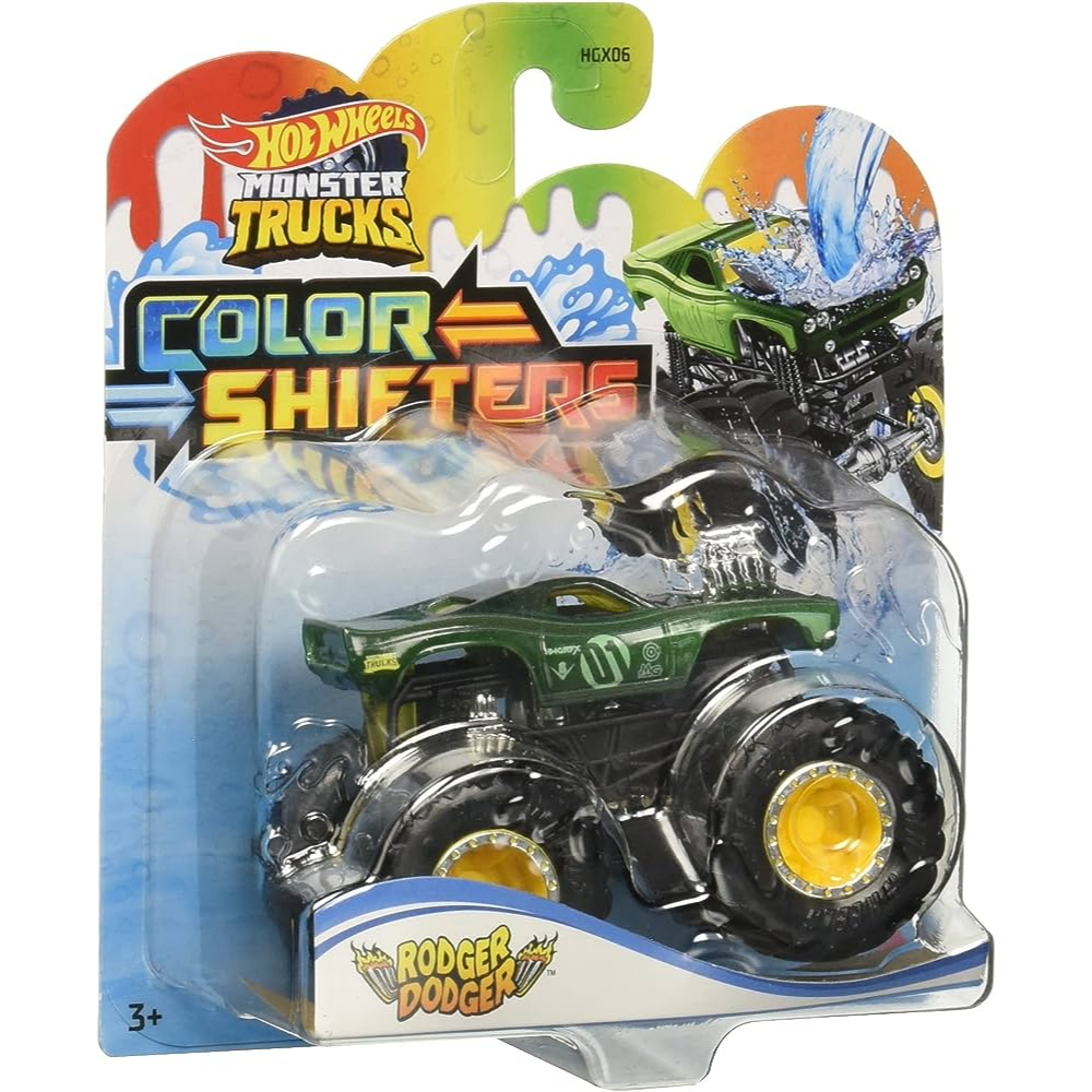 Jual Hot Wheels Monster Trucks Color Shifters Rodger Dodger Shopee