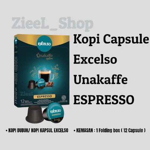 Jual Kopi Excelso Kapsul Unakaffe Espresso Shopee Indonesia