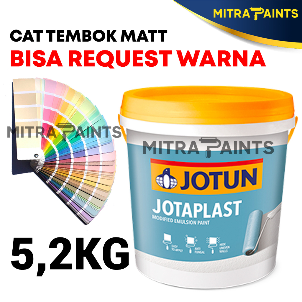 Jual Cat Tembok Jotun Jotaplast Liter Kg Bisa Request Custom