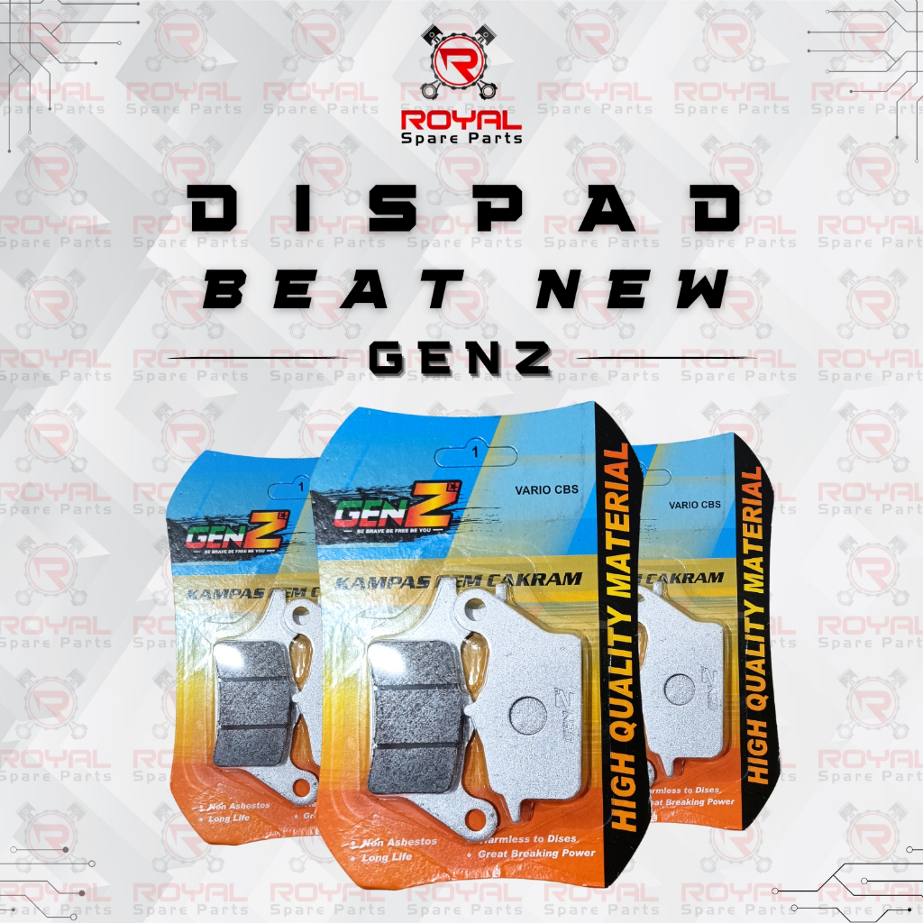 Jual DISCPAD DISPAD KAMPAS REM DEPAN VARIO TECHNO BEAT FI POP