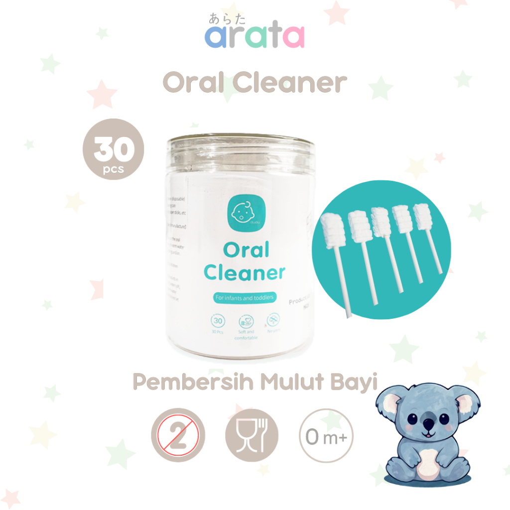 Jual Arata Baby Oral Cleaner New Born Pembersih Lidah Gigi Gusi Mulut