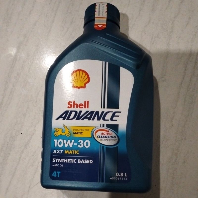 Jual Oli Shell Advance Ax7 Matic 10w 30 Isi 800ml Shopee Indonesia