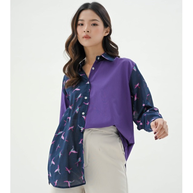 Jual DAWNBLISSCO LIND Shirt VOL 2 Kemeja Oversize Kemeja Lengan