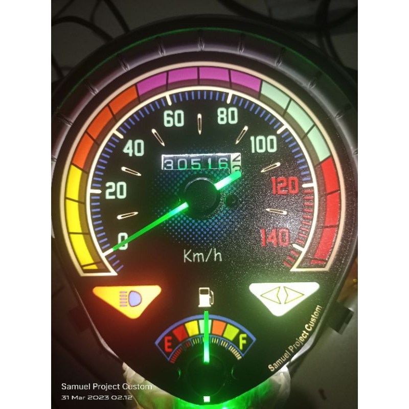 Jual Papan Panel Speedometer Honda Beat Old Karbu Dan Jarum Indiglow