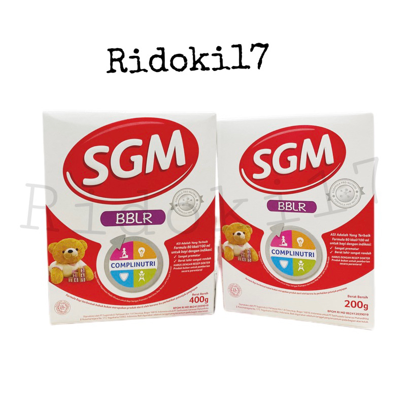 Jual SGM BBLR 200 Gr 400 Gr Susu Formula Bayi Prematur Berat Lahir