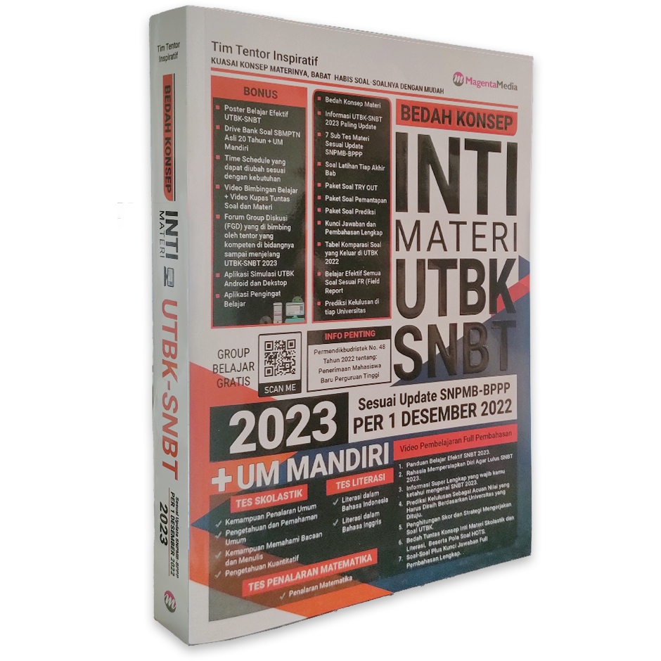 Jual Buku Snbt Buku Sbmptn Buku Tps Bedah Konsep Inti Materi Utbk