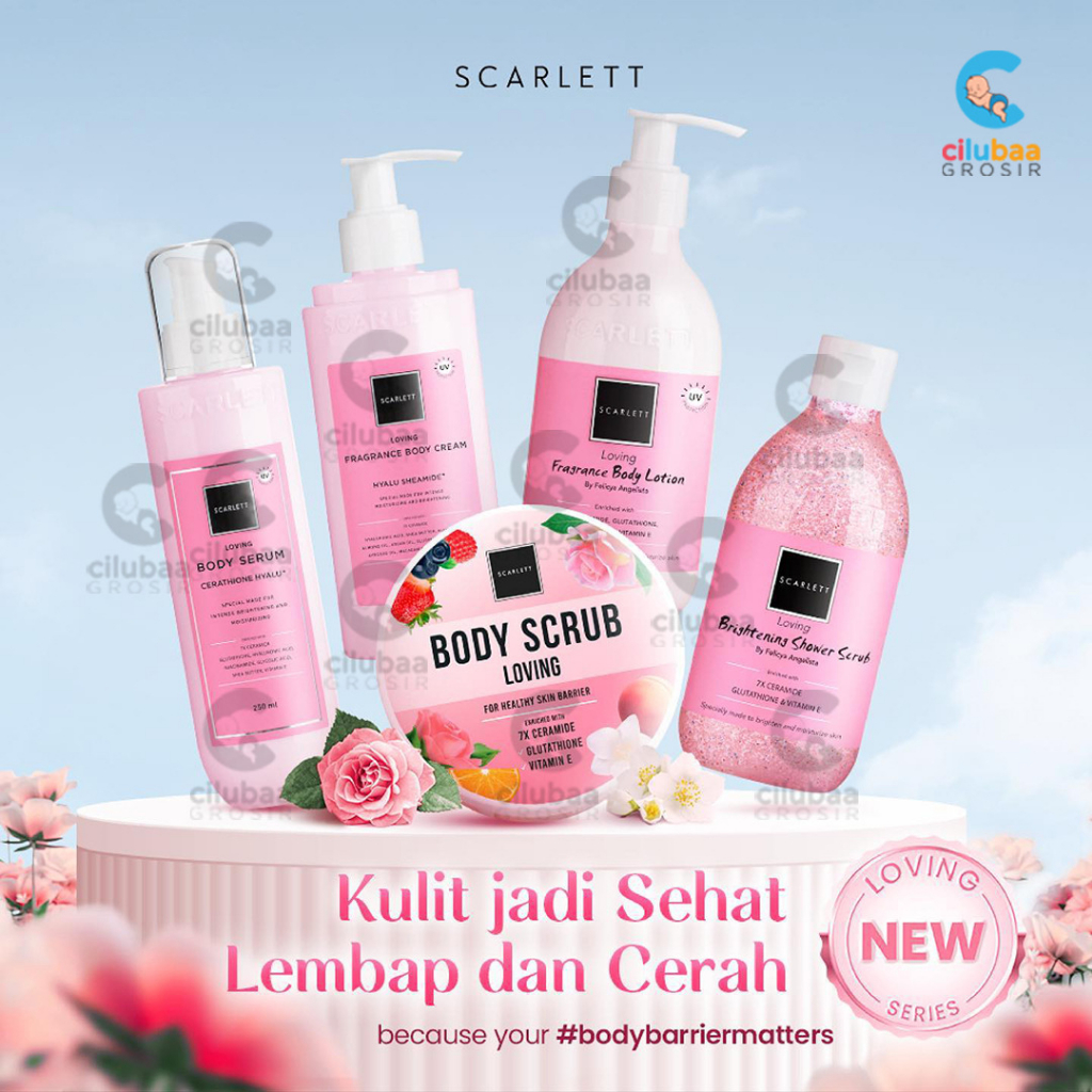 Jual Scarlett Whitening Loving Series Body Lotion Body Cream