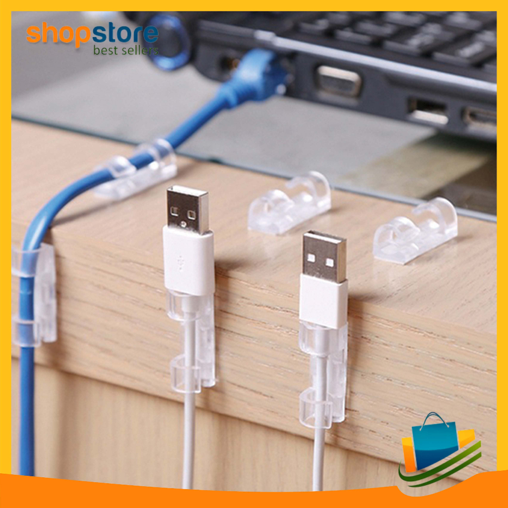 Jual Penjepit Kabel Tempel Set Pcs Import Dinding Kabel Klip Double