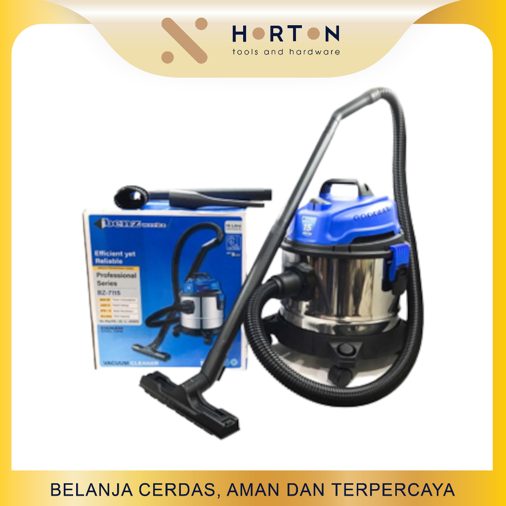 Jual Mesin Vacuum Cleaner Wet Dry Stainless Sedot Vacum Debu 15 Liter