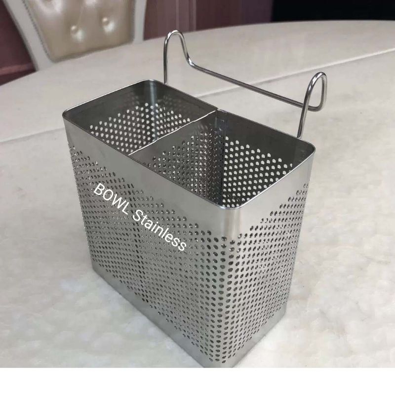 Jual Tempat Sendok Garpu Sumpit Gantung Stainless Multifungsi Shopee