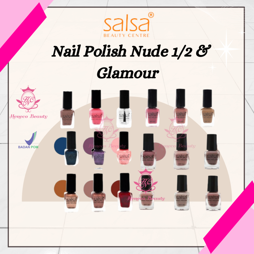 Jual Salsa Cat Kuku Nail Polish Nude Glamour Jual Satuan Ml