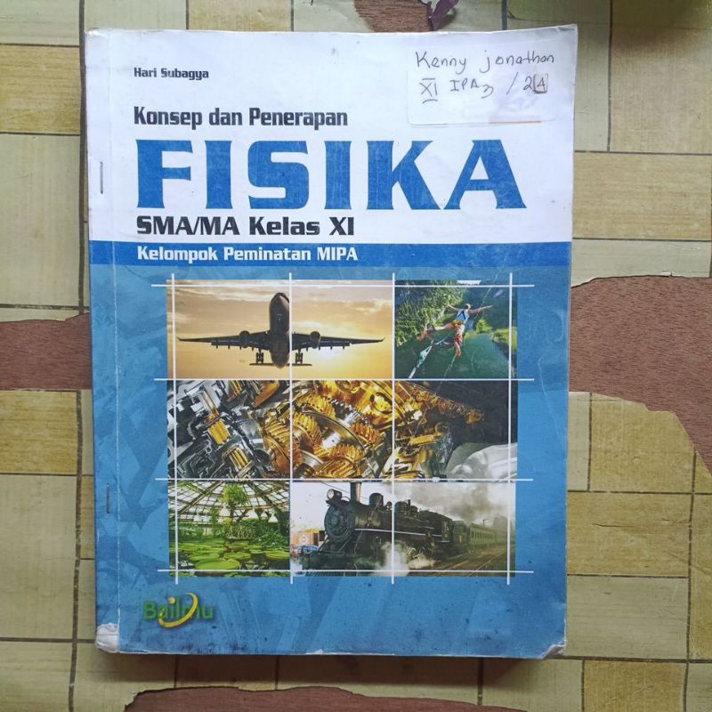 Jual Buku Original Bekas Konsep Dan Penerapan Fisika Kelas Xi Xii