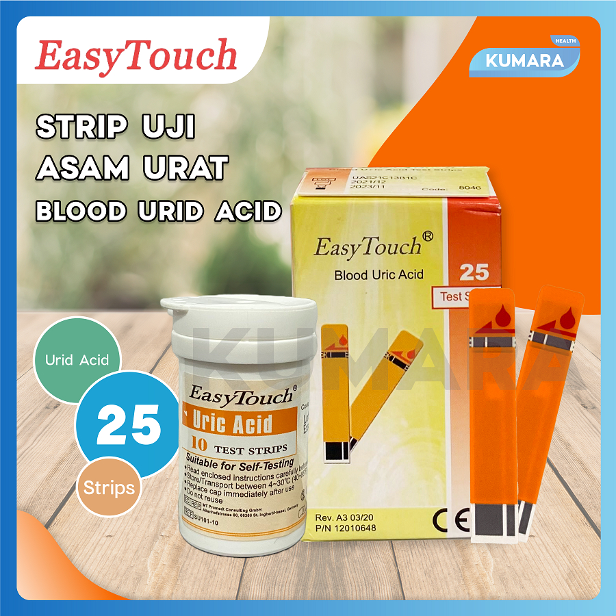 Jual Easy Touch Strip Asam Urat Isi S Uric Acid Strip Et