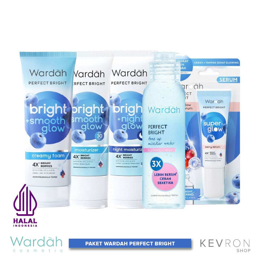 Jual Paket Wardah Perfect Bright Complete Skincare Lengkap Kulit