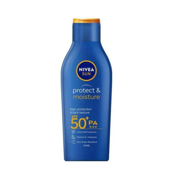 Jual Nivea Sun Protect Moisture Lotion Spf 50 100 Ml Shopee Indonesia