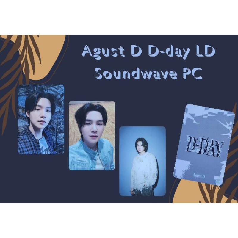 Jual Cod Agust D D Day Lucky Draw Pc Photocard Unofficial Shopee