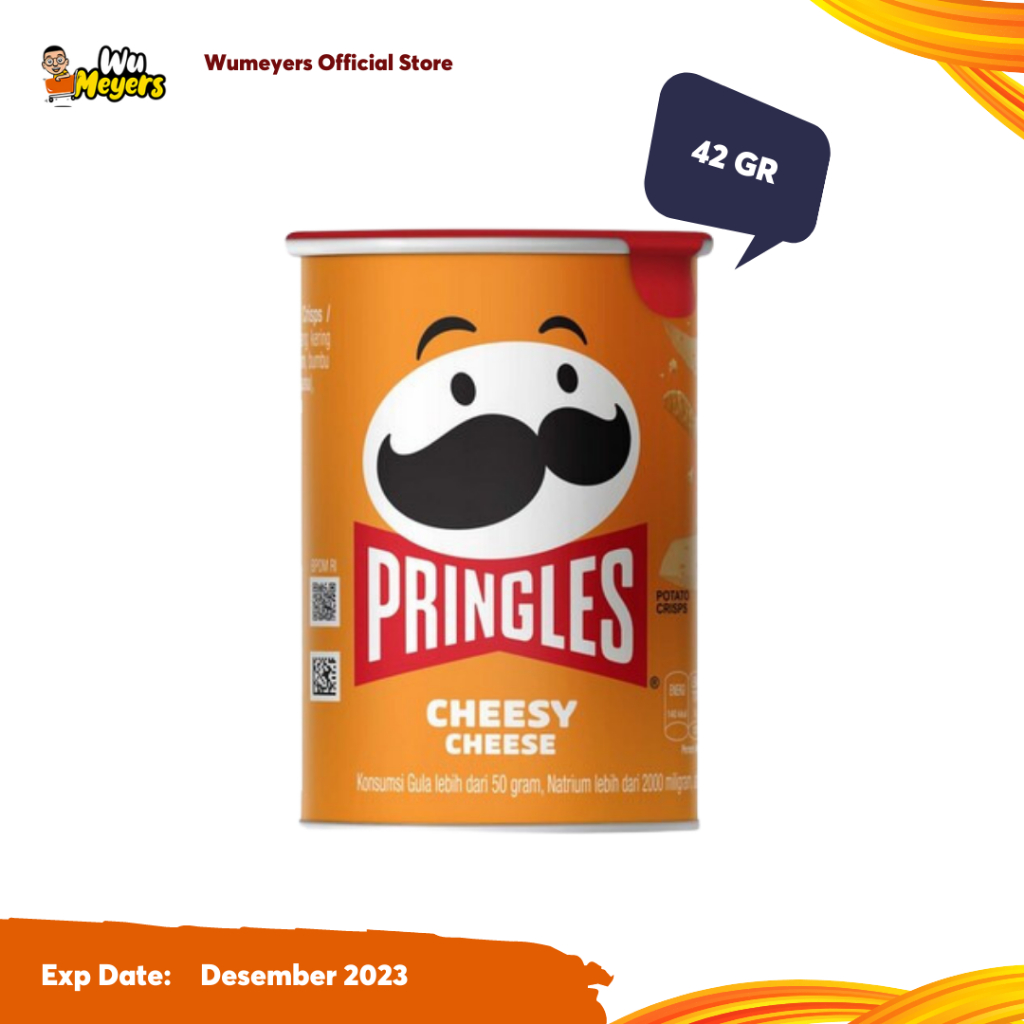 Jual Snack Pringles Keripik Kentang Cheesy Cheese Gr Shopee Indonesia